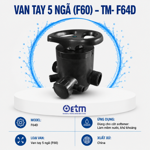 Van tay 5 ngã (F60) –TM-  F64D